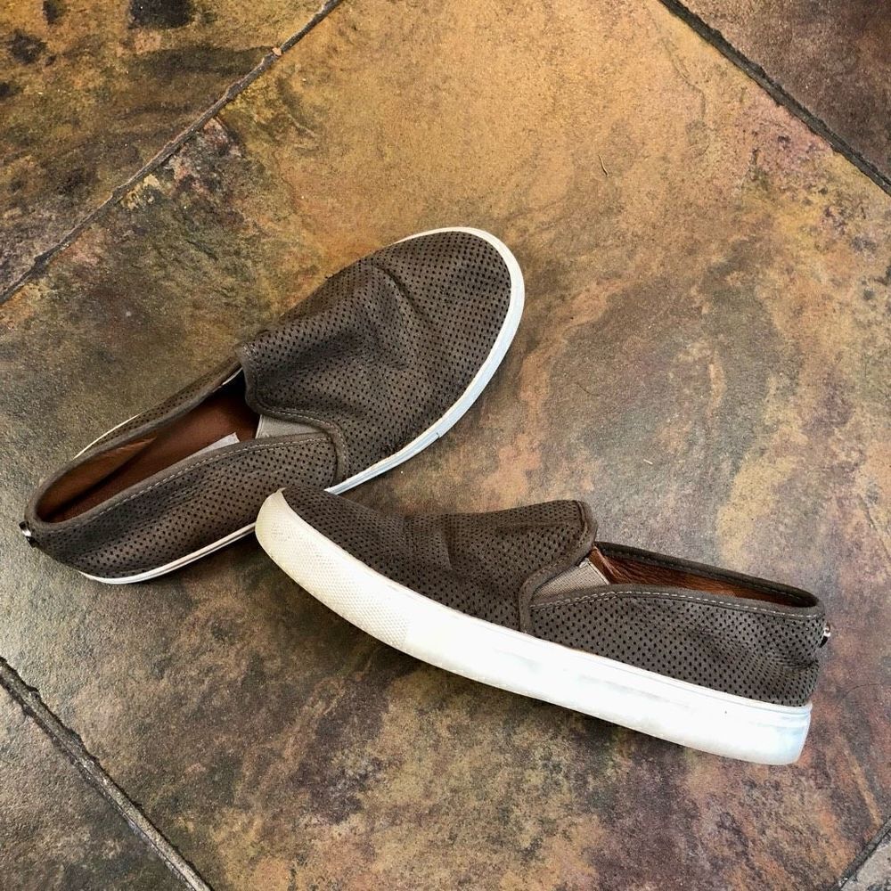 Steve Madden Women's Zarayy Skate Shoe Light Gray Size 8